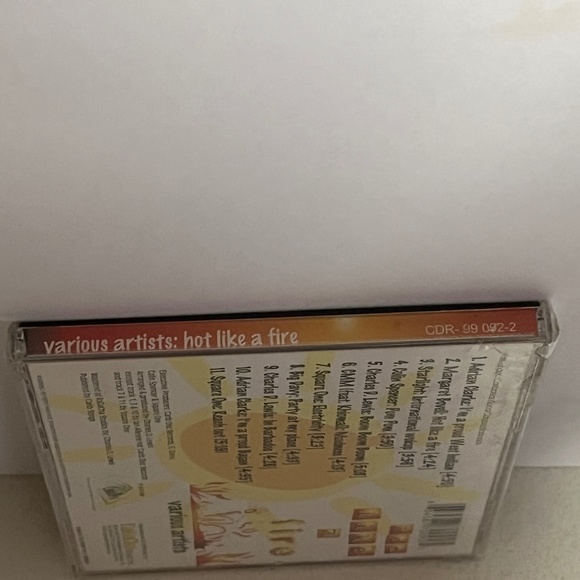 Various Artists Hot Like A Fire CD Starlight Square One Adrian Clarke - Picture 7 of 7